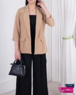 کت یقه دار جیب پاکتی NAFIS DRESS - Image 6
