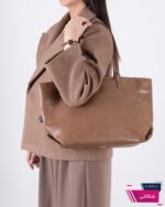 کیف ساده ذوزنقه پشت زیپ  307 - Image 2