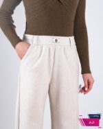 شلوار اسلش دخترونه سگک دکمه UNIQUE 8801 - Image 2