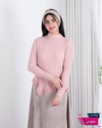 بلوز بافت دخترونه پایین ریش دار - Image 6