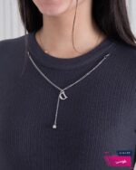 بلوز بافت دخترونه یقه زنجیر D - Image 9