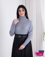 یقه اسکی دخترونه پایین کش بافت - Image 4