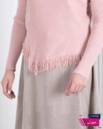 بلوز بافت دخترونه پایین ریش دار - Image 5