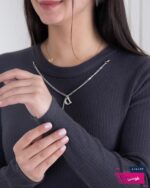 بلوز بافت دخترونه یقه زنجیر D - Image 8