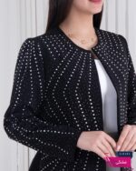 کت دخترونه زیگزاگی تمام نگین CALIN - Image 3