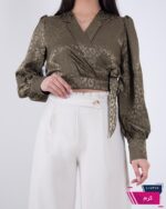 شلوار پارچه ای جلو چین ONE MORE/1363 - Image 6