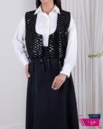 وست سوزن دوزی طر حدار SERA BELLA - Image 6