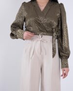 شلوار پارچه ای دخترونه بگ دوپیله MOBAMO/4081/4126 - Image 3