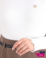 بلوز بافت دخترونه سگک CHANEL - Image 5