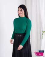 بلوز بافت دخترونه پایین ریش دار - Image 7