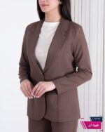 کت شلوار جیب مثلثی تک دکمه KENZO - Image 3