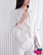 کت و شلوار خرجکار دانتل KENZO - Image 8