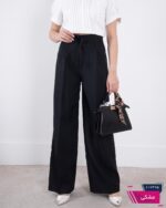 شلوار پارچه ای دخترونه بگ دوپیله MOBAMO/4081/4126 - Image 4