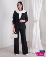 کت شلوار جیب مثلثی تک دکمه KENZO - Image 8