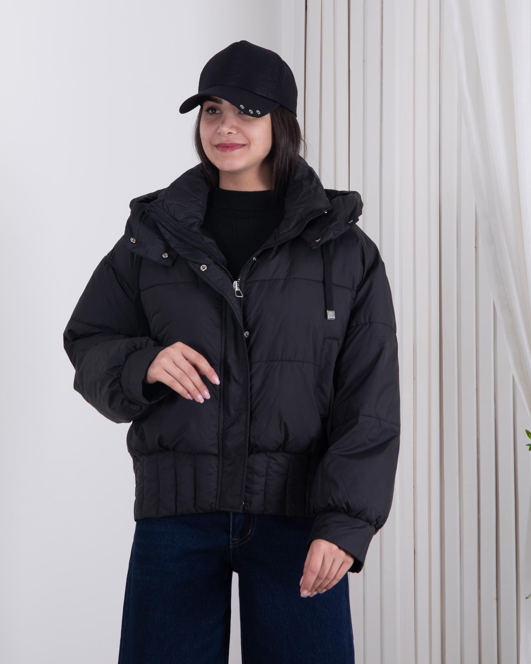 کاپشن وارداتی دخترونه پایین دوخت XLSP 8805 کاپشن وارداتی دخترونه پایین دوخت XLSP 8805 - Image 1