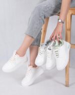 کتونی ونس دخترونه لبه رنگیMAKLINIT/389