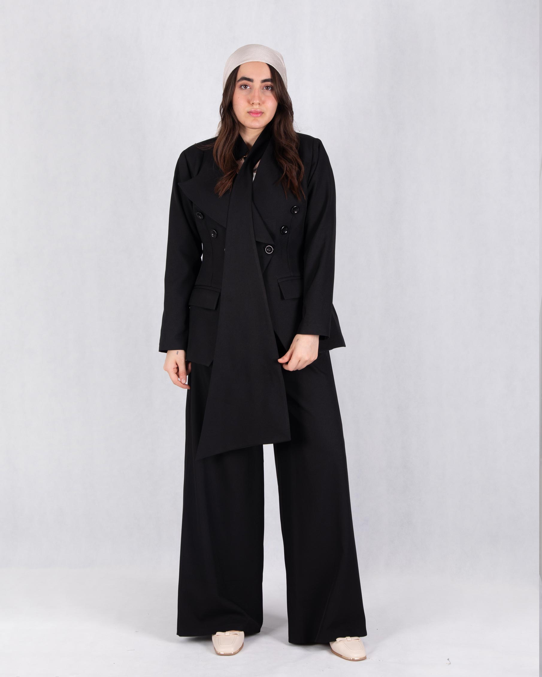 ست سه تیکه شالدار MOSSELLI ست سه تیکه شالدار MOSSELLI - Image 1