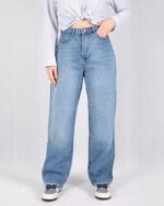 شلوار جین دخترونه رگولار/THREEJEAN/22359