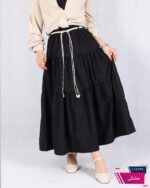 دامن دو طبقه چین دار NV - Image 3