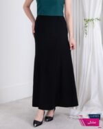 دامن کرپ استرج ترک دار TILA - Image 3