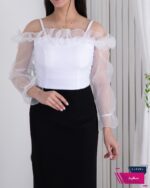 نیم تنه یقه چین دار DIANA