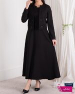 کت و سارافون سنگدوزی نیم دایره MAHYA
