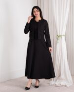 کت و سارافون سنگدوزی نیم دایره MAHYA