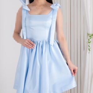 پیراهن مجلسی عروسکی سرشونه پاپیونی PANIZ