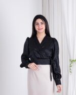 نیم تنه ساتن چپ و راستی DIANA_FENDI