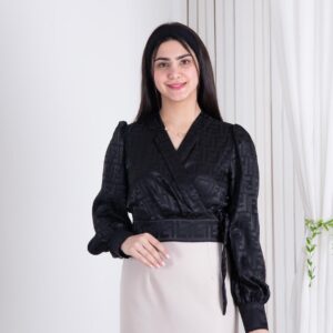 نیم تنه ساتن چپ و راستی DIANA_FENDI