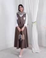 ست سه تیکه مروارید دوزی MALAKE