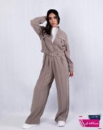 ست کراپ شلوار دو جیب نواری MODENA  318 - Image 4