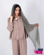 شال زبرا نوار گیپور - Image 5