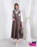 ست سه تیکه مروارید دوزی MALAKE - Image 3