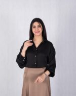 شومیز ساتن راه راه مارشال ARAS - Image 10