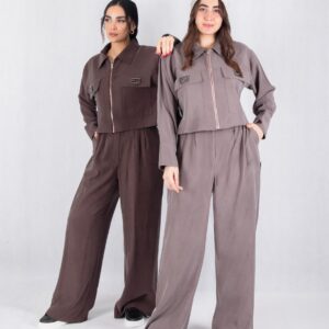 ست کراپ و شلوار دو جیب سگک MODENA 308