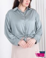 شومیز ساتن راه راه مارشال ARAS - Image 4