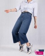 شلوار جین دخترونه استریت دمپاکات THREEJEANS/22785 - Image 2