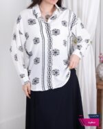شومیز هاوایی خورشیدی CY - Image 5