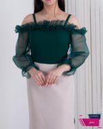 نیم تنه یقه چین دار DIANA - Image 6