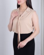 تاپ دخترونه یقه دار کرواتی VALERIE