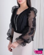 نیم تنه استین بیده نوار نگین DIANA - Image 6