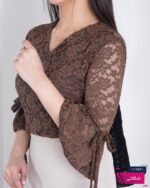 شومیز دانتل استین کلوش بندی ZENO - Image 6