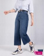 شلوار جین دخترونه استریت دمپاکات THREEJEANS/22785 - Image 5