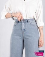 شلوار جین دخترونه رگولار دمپاکاتTHREEJEAN/22522 - Image 3