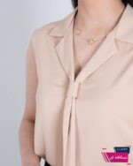 تاپ دخترونه یقه دار کرواتی VALERIE - Image 6