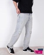 شلوار جین مردونه بگ زاپدار BERSHKA/6066 - Image 4