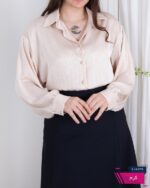 شومیز ساتن راه راه مارشال ARAS - Image 6