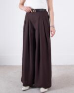 شلوار پارچه ای وارداتی فول بگ دو پیله