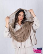 شال حریر شاین پروانه ORKIDE - Image 4